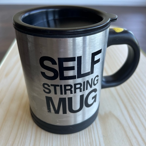 2/$25💙Brand New Automatic Self-Stirring Coffee Mug +a bonus hourglass timer - Picture 3 of 12